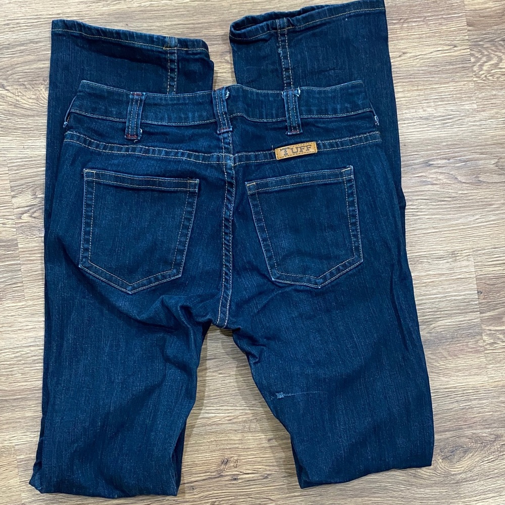 29x37 Just Tuff Cowgirl Tuff Dark Wash Bootcut Riding Jeans